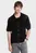 Чоловіча чорна сорочка CAMP COLLAR MESH SHIRT