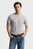 Чоловіча сіра футболка SLIM SHIELD V-NECK