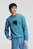Чоловічий синій світшот KLJ REGULAR LOGO SWEAT