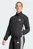 Жіноча чорна спортивна кофта Train Essentials 3-Stripes Woven Warm-Up Jack