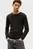 Чоловічий чорний лонгслів TJM ORIGINAL RIB LONGSLEEVE TEE