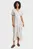 Женское белое платье с узором FLORAL PRINT WRAP SS FRILL DRESS