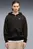 Чоловіче чорне худі Essentials Elevated Tape Relaxed Full-Zip Hoodie Men