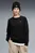 Жіночий чорний світшот Essentials Elevated Comfort Crew Sweatshirt Women