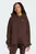 Женское коричневое худи OVERSIZED
