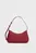 Женская бордовая сумка CALVIN SOFT SHOULDER BAG