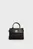 Жіноча чорна сумка з візерунком ROSA SATCHEL
