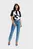 Женские синие джинсы KLJ MOM DENIM