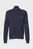 Чоловічий темно-синій вовняний кардиган EXTRAFINE LAMBSWOOL ZIP CARDIGAN