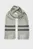 Мужской серый шерстяной шарф MERINO WOOL STRIPED WOVEN SCARF