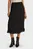 Жіноча чорна спідниця PLEATED MIDI SKIRT