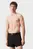 Мужские черные трусы с узором BOXER SLIM