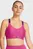 Женский розовый топ UA Infinity Mid 2.0 Rib Bra