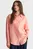 Женская коралловая льняная рубашка REL LINEN