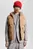 Чоловічий бежевий пуховий жилет DC DOWN HOODED VEST