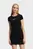 Жіноча чорна сукня cap sleeve milano