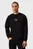 Чоловічий чорний світшот MONOLOGO CREW NECK