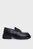 Жіночі чорні шкіряні лофери TJW FLAT LOAFER
