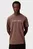 Мужская коричневая футболка 30S EU WHOLESALE