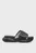 Женские черные слайдеры CHUNKY COMF SLIDE MG MR MET