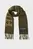 Чоловічий зелений вовняний шарф TH MONOTYPE WOOL SCARF