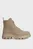 Жіночі бежеві черевики CHUNKY COMBAT LACEUP BOOT CO