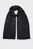Жіночий темно-синій шарф з візерунком ELEVATED CHIC JACQUARD SCARF