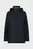 Жіноча чорна парка 2в1 ZIP HOOD DETACHABL
