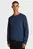 Мужской темно-синий джемпер ESSENTIAL STRUCTURE CREW NECK