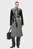 Жіноче сіре пальто з візерунком tweed and faux