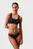Женский черный топ с узором UNLINED BRALETTE