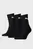 Чорні шкарпетки (3 пари) Unisex Short Crew Socks