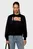 Жіночий чорний світшот F-REGGY-POFF SWEAT-SHIRT