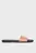 Женские персиковые слайдеры FLAT SANDAL