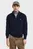 Чоловіча темно-синя кофта COTTON WOOL RIB HALF ZIP