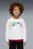 Детский белый свитшот Sporty Cats Relaxed Sweatshirt Kids