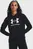 Жіноче чорне худі UA Rival Fleece Big Logo Hdy