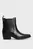 Женские черные кожаные казаки TH LEATHER COWBOY BOOT