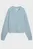Жіночий блакитний світшот Essentials Elevated V-neck Sweatshirt Women