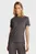 Женская темно-серая футболка CK APPLIQUE REGULAR TEE