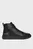 Мужские черные кожаные хайтопы FLINT II Hi Top Lace Lined