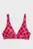 Женский розовый лиф от купальника в клетку PUMA Women's Swim Bra