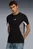 Мужская черная футболка Essentials Block Tee Men