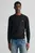 Чоловічий чорний джемпер CLASSIC COTTON C-NECK