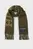 Чоловічий зелений вовняний шарф TH MONOTYPE WOOL SCARF