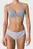 Женские голубые трусики в полоску