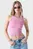 Женский розовый топ