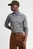 Чоловічий сірий гольф CLASSIC COTTON ROLLERNECK