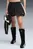 Жіноча чорна спідниця T7 Balloon Skirt Women