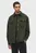 Мужская темно-зеленая рубашка overshirt